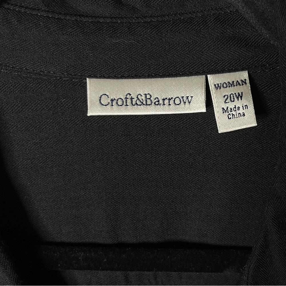 💥Final Markdown💥 Croft & Barrow Black Dress - Picture 3 of 7